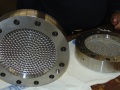 Die-plates-materiaal inconel 625 Achter aanzicht